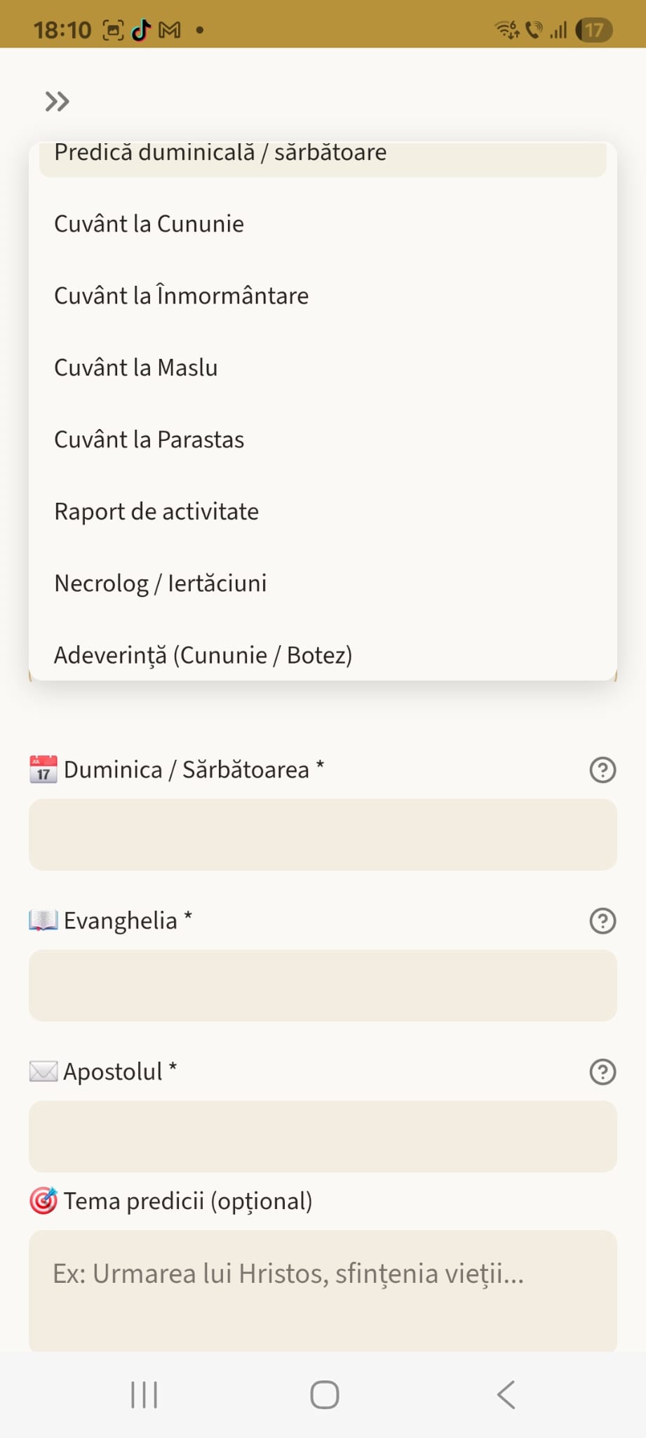 Aplicația — captură 3